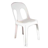 Chaise anti-feu blanche